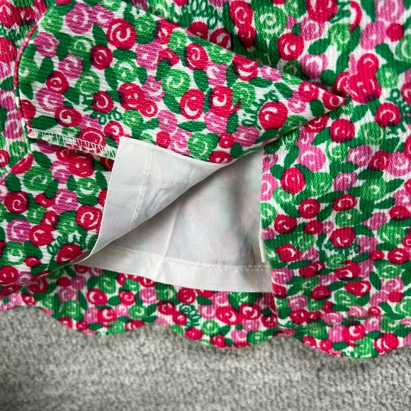 Lilly Pulitzer Pink/Green Floral Mini Skirt - Picture 4 of 6